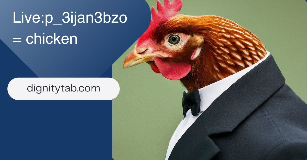 Live:p_3ijan3bzo= chicken: Streamlining Operations with a Unique Identifier